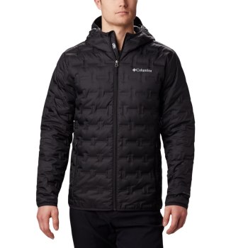 Columbia Jas Heren, Delta Ridge Down Hooded Zwart, 38WMYABKG